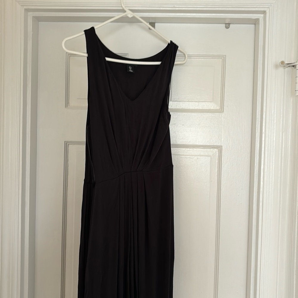 Black cotton maxi